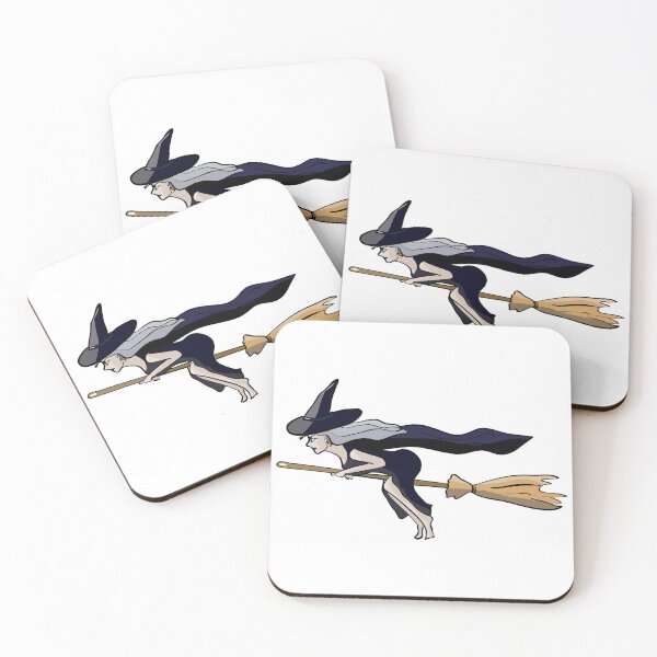 Item preview, Witch Flying on Broomstick at High Speed designed and sold by MonkeyBusinessC.