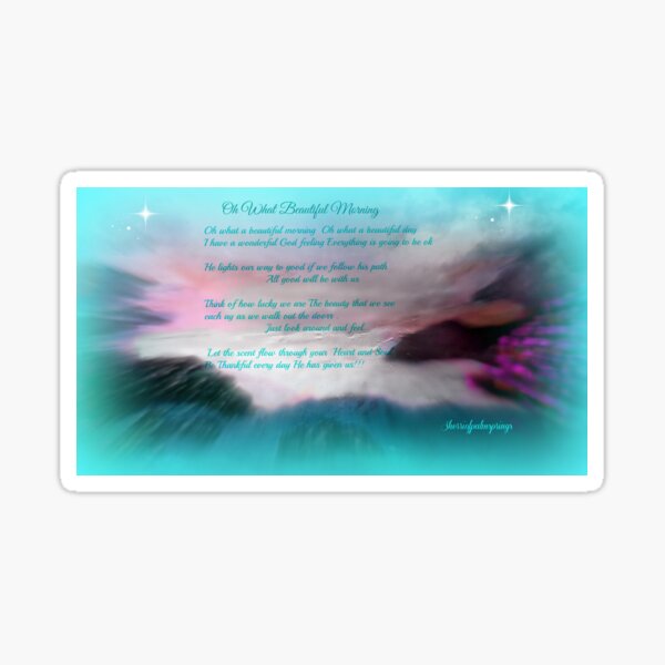 Have a Beautiful Day Sticker