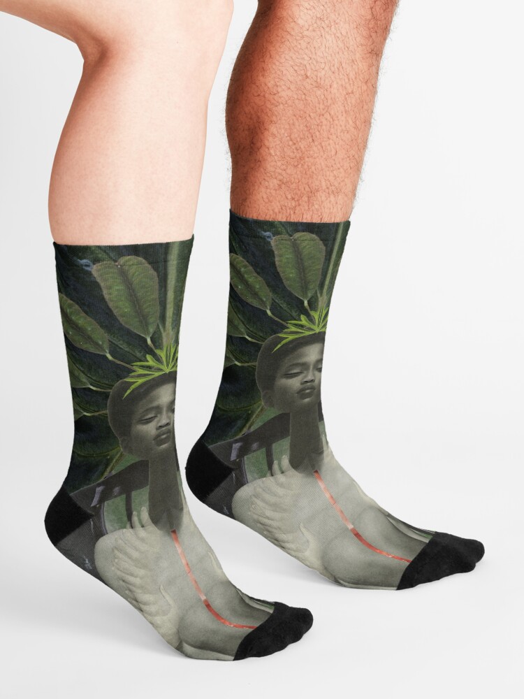 Alternate view of Virgin Mary - Woman, religious, faith, queen, birth Socks