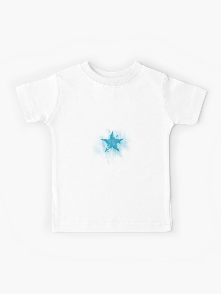 Blue Star With Weathered Fabric Texture Kids T Shirt By Magenta Dream Redbubble - roblox fabric texture