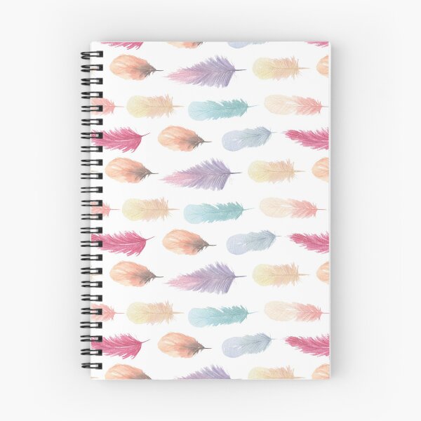 Item preview, Pretty & Girly Rainbow Pastel Bohemian Feathers Watercolor | Blue Pink Purple | Pretty Face Masks Dust Masks  designed and sold by rdorsey8.
