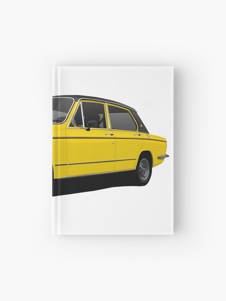 Traktat Formode Samtykke Triumph Dolomite Sprint- Yellow - Illustration" Hardcover Journal by  knappidesign | Redbubble