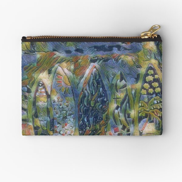 Surf Boards 6 designed and created by (c) Janet Watson Art xx Zipper Pouch