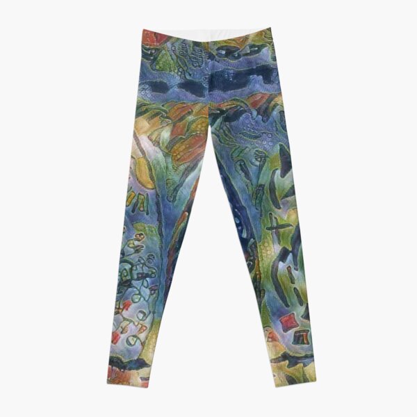 Surf Boards 6 designed and created by (c) Janet Watson Art xx Leggings