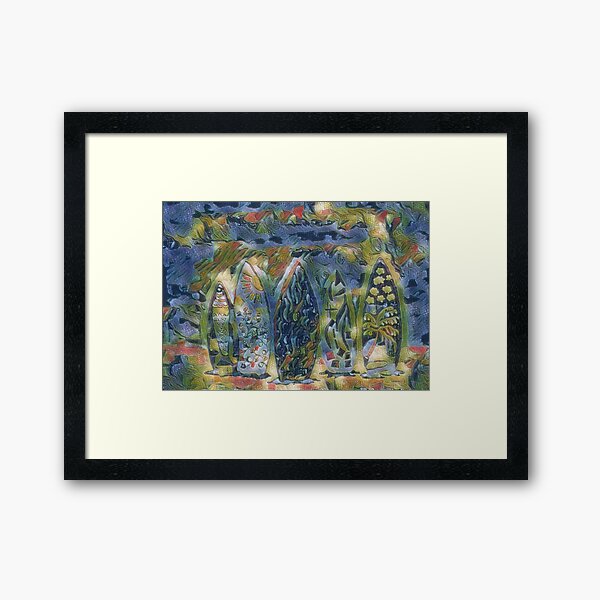 Surf Boards 6 designed and created by (c) Janet Watson Art xx Framed Art Print