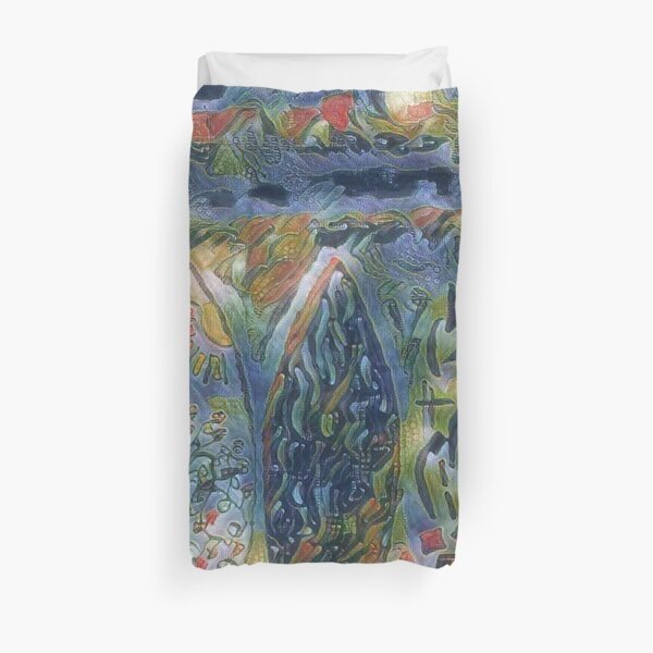 Surf Boards 6 designed and created by (c) Janet Watson Art xx Duvet Cover