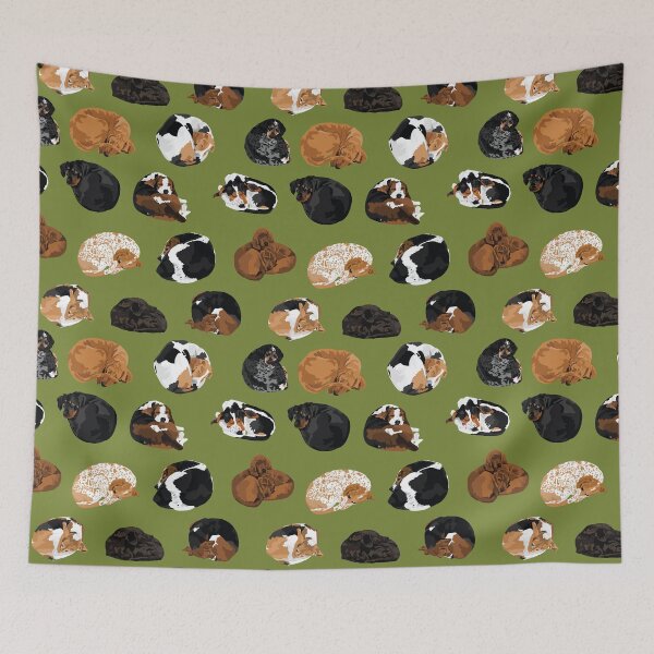Item preview, Coonhound Curl  designed and sold by ArtofACoonhound.