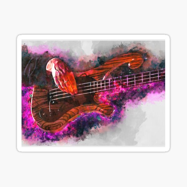 Les Claypool's bass guitar Sticker
