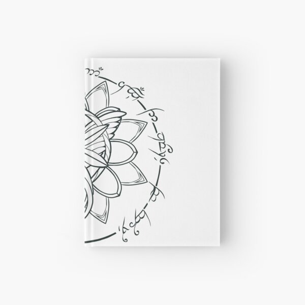 Minimalist Necklace of Elves Hardcover Journal