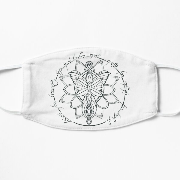 Minimalist Necklace of Elves Flat Mask