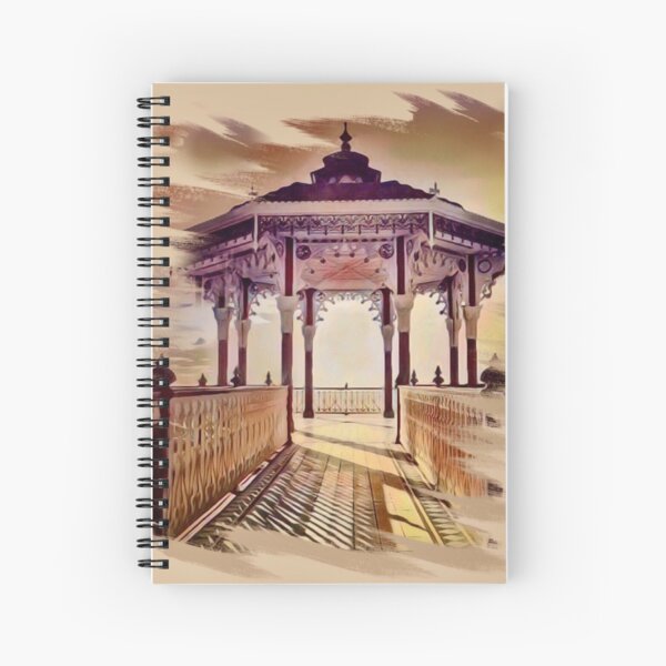 Brighton Bandstand Spiral Notebook
