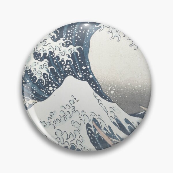 Item preview, great wave off kanagawa ukiyo-e designed and sold by GrasslandDesign.