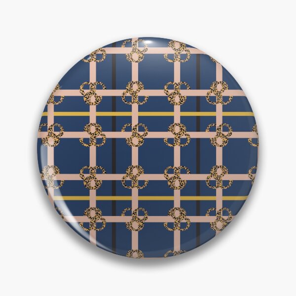Item preview, Leopard Check Mix Pattern Print II - Pink / Navy Blue / Black / Yellow designed and sold by IFOM.