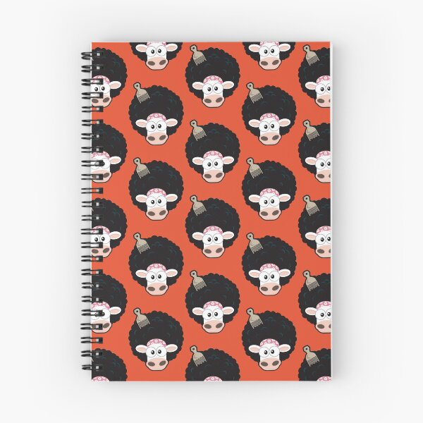 Item preview, Afro Cow with Comb designed and sold by LisaMarieArt & Illustration.