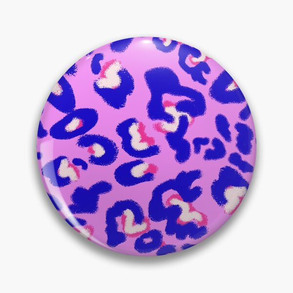 Artikelvorschau, Leopardenmuster Neon Pink & Blue Print entworfen und verkauft von IFOM.