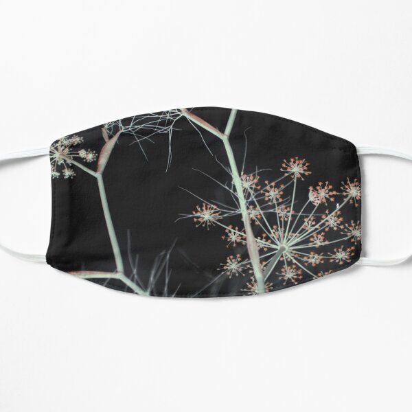 Night Whispers. Dark Floral Mask