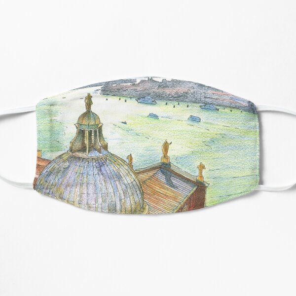 VENICE. View to Grand Canal from Basilica Di San Giorgio Maggiore. Mask