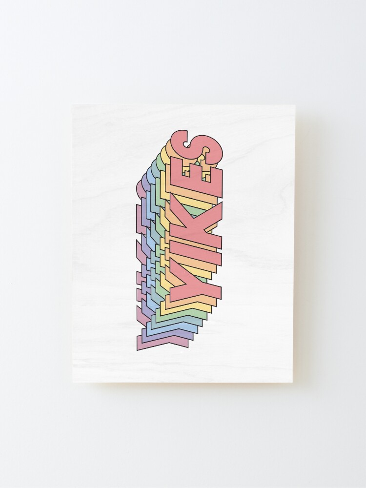 Alternate view of YIKES Mounted Print