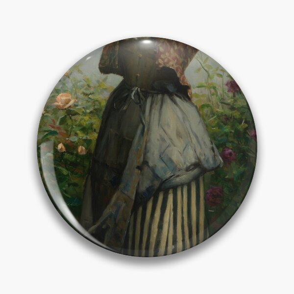 Item preview, Daniel Ridgway Knight - Cutting Roses designed and sold by Rehs.