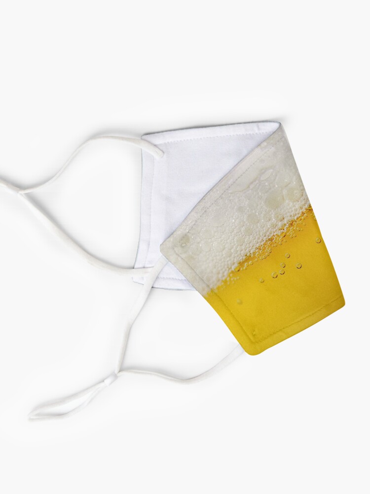 Alternate view of Funny Beer Design - The perfect gift for a fraternity or sororty member who loves drinking beer! Mask
