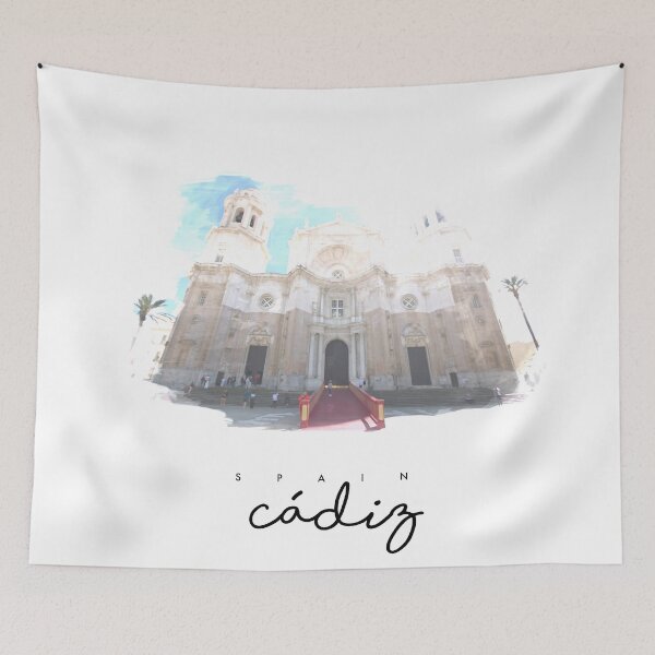 Item preview, CADIZ - SPAIN - ANDALUSIA - CATHEDRAL CADIZ  designed and sold by Tropical Blood.