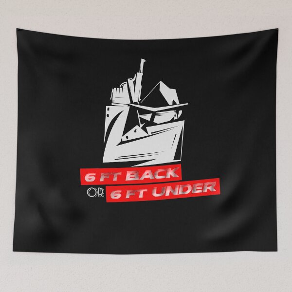 Item preview, 6 ft back or 6 ft under designed and sold by John Hana.