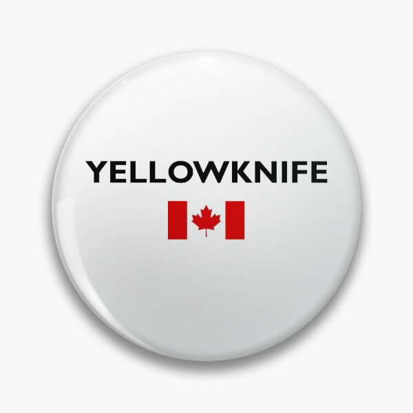 Artikelvorschau, Yellowknife Kanada kanadische Flagge hell entworfen und verkauft von TinyStarCanada.