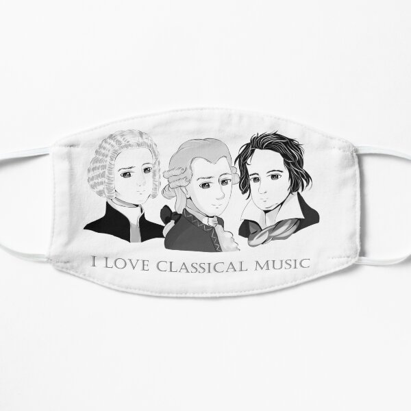 Bach - Mozart - Beethoven im Chibi-Style Maske