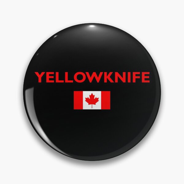 Item preview, Yellowknife Canada Canadian Flag Dark Color designed and sold by TinyStarCanada.