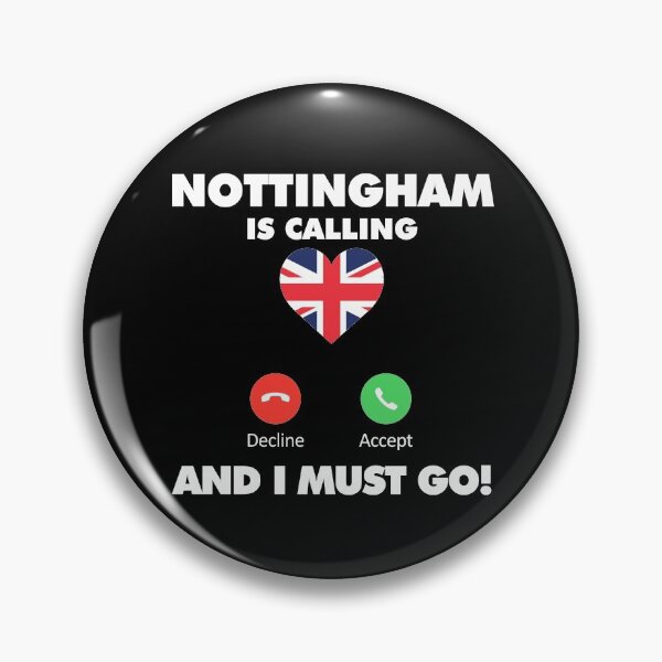 Item preview, My Nottingham is Calling and I Must Go Travel to United Kingdom designed and sold by anejsraml.