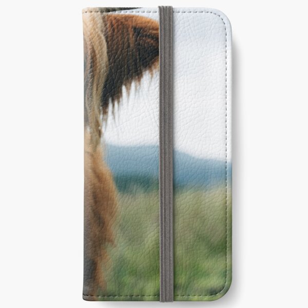 Scottish Highland Cow in Scotland iPhone Wallet