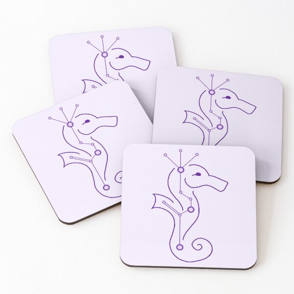Item preview, Acetylcholine Seahorse - purple designed and sold by Lindsay Santacroce.