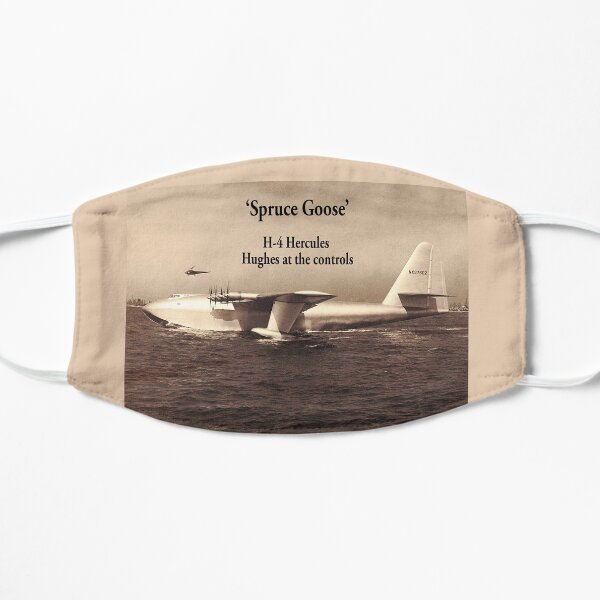 The Spruce Goose. H-4 Hercules, Hughes at the controls. Flat Mask