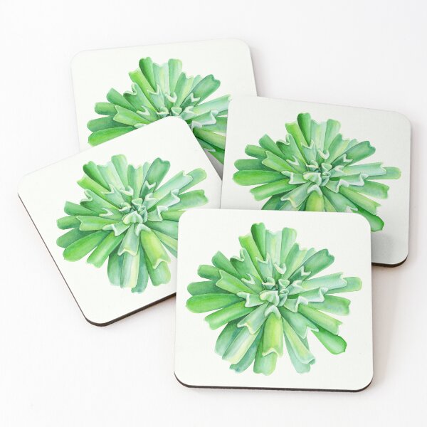 Item preview, Echeveria Runyonii Succulent Watercolor Art designed and sold by BotanicPrints.