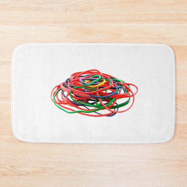 Item preview, Colourful rubber band pile  designed and sold by Latch Farm  Studios.