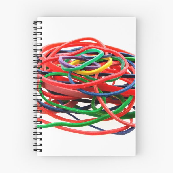 Item preview, Colourful rubber band pile  designed and sold by Latch Farm  Studios.