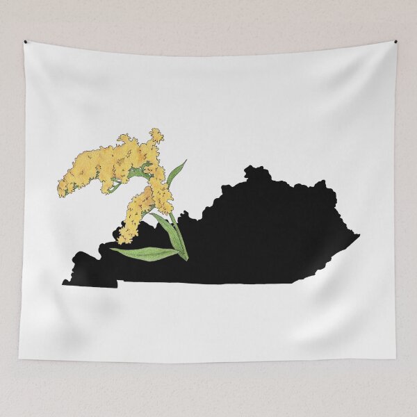 Item preview, Kentucky Silhouette and Flower designed and sold by UrsulaRodgers.