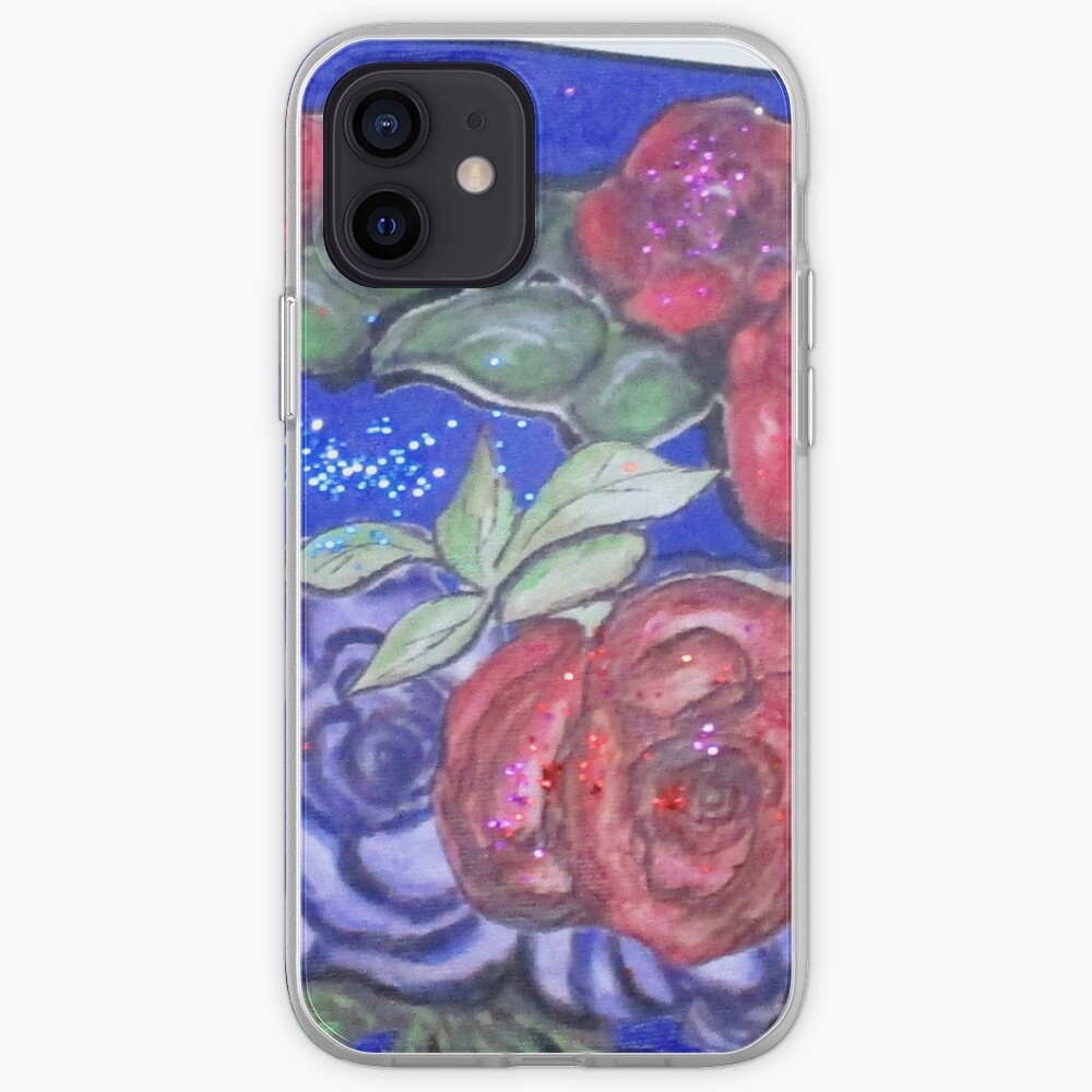 Roses And Blue iPhone Case & Cover