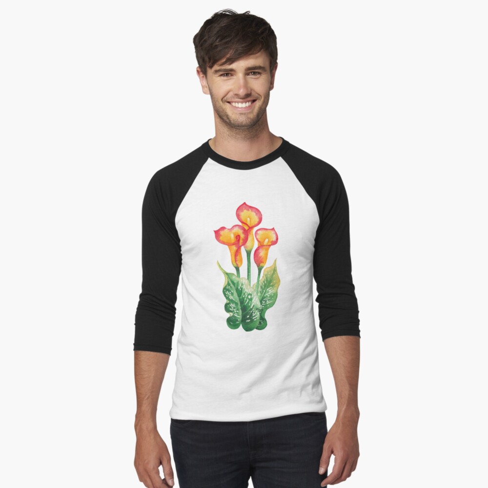 Item preview, Baseball ¾ Sleeve T-Shirt designed and sold by Glazkova.