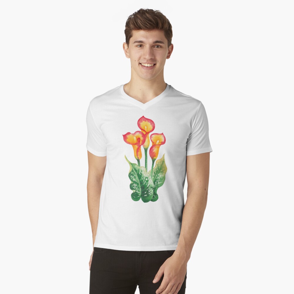 Item preview, V-Neck T-Shirt designed and sold by Glazkova.