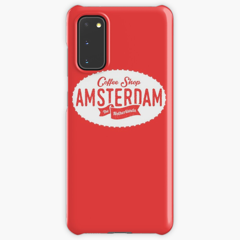 Coffee Shop Amsterdam Logo Case Skin For Samsung Galaxy By Junkydotcom Redbubble