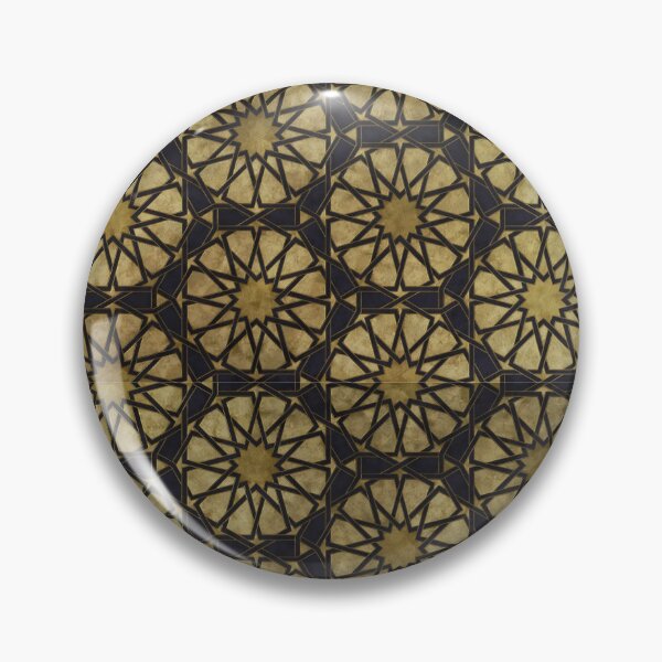 Item preview, Golden Islamic Middle Eastern Arab Mandala Pattern designed and sold by Mandala Peace.