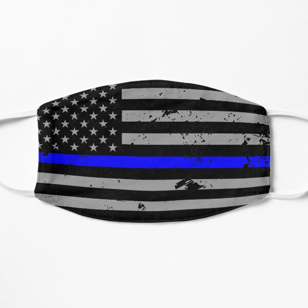 Funny American Flag Mask Thin Blue Line Face Mask Mask