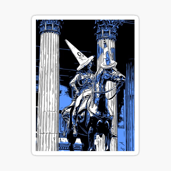 Duke of Wellington statue in Glasgow Sticker
