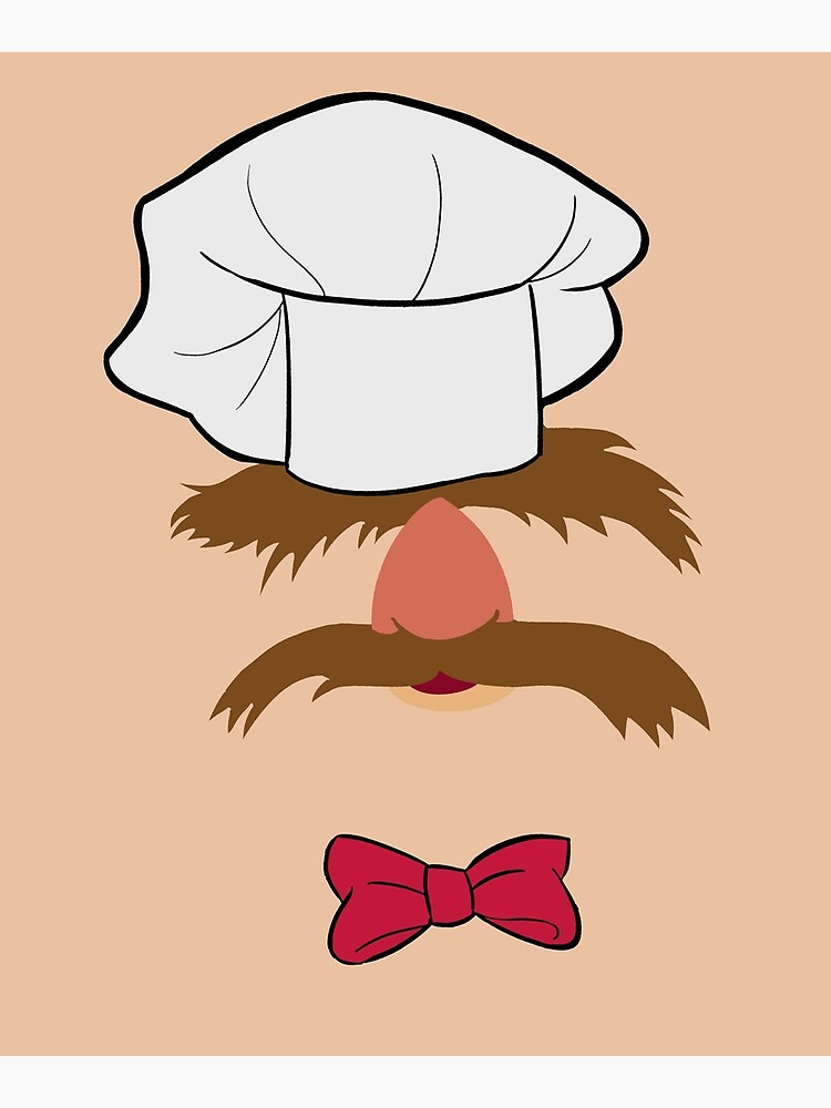 "Swedish Chef" Mounted Print for Sale by geekartistry Redbubble