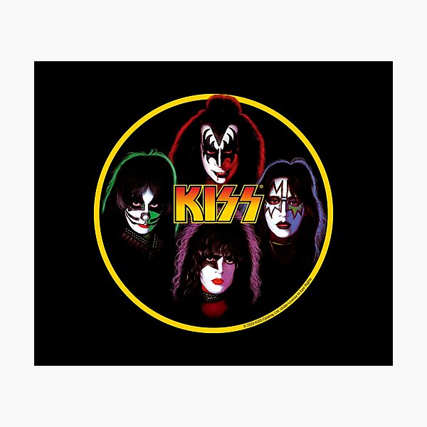 Kiss Band Rock Stars Photographic Print