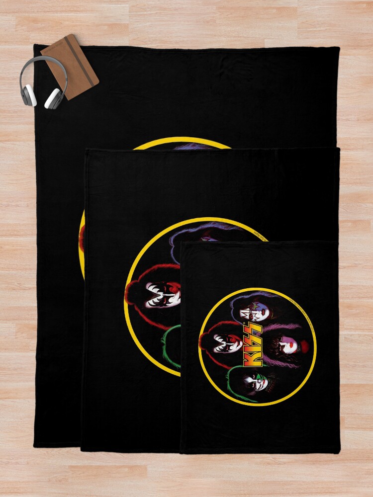 "Kiss Band Rock Stars" Throw Blanket for Sale by Fangpunk Redbubble