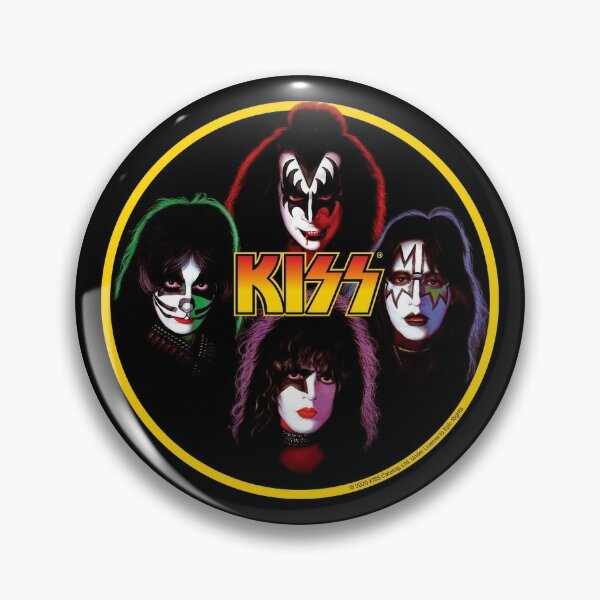 Kiss Band Rock Stars Pin