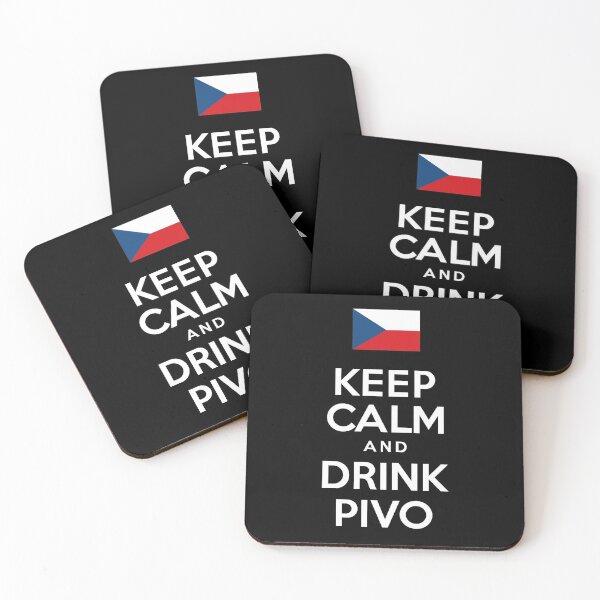 Item preview, Keep Calm And Drink Pivo Czech Beer designed and sold by jaycartoonist.