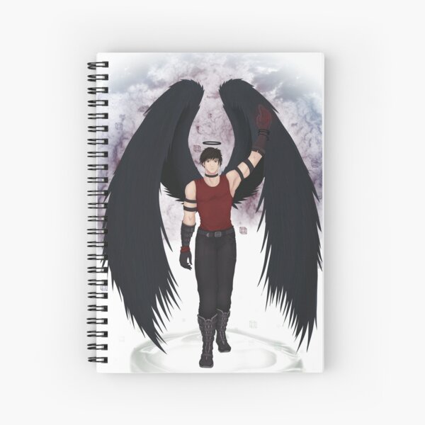 Beyond Remnants Starring - Black Wings Spiral Notebook